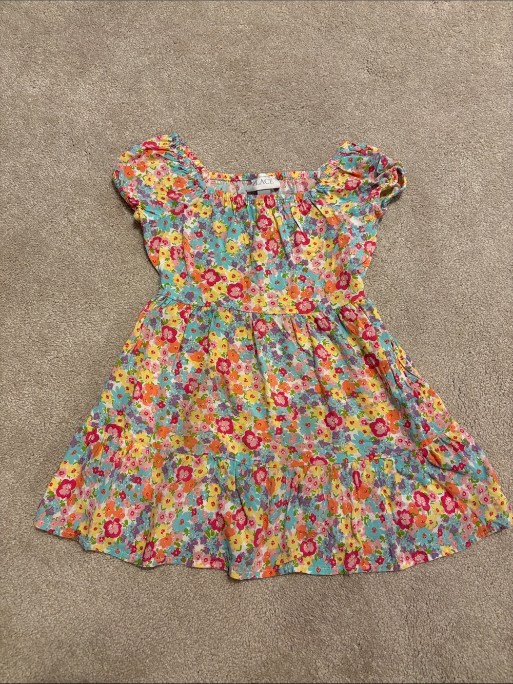 Toddler Girls Floral Dress